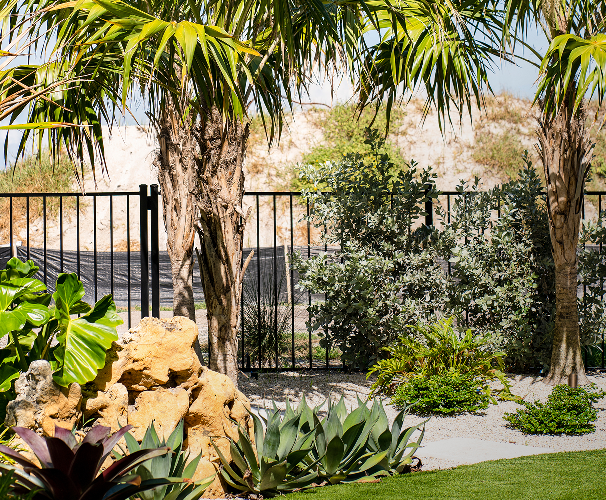 Layered planting design