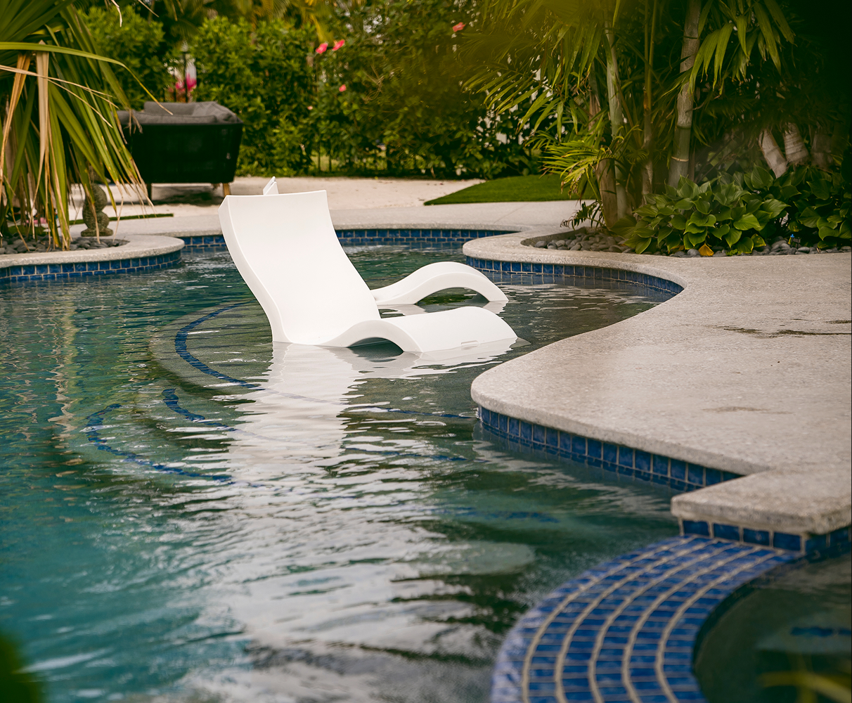 Luxury custom pool and spa